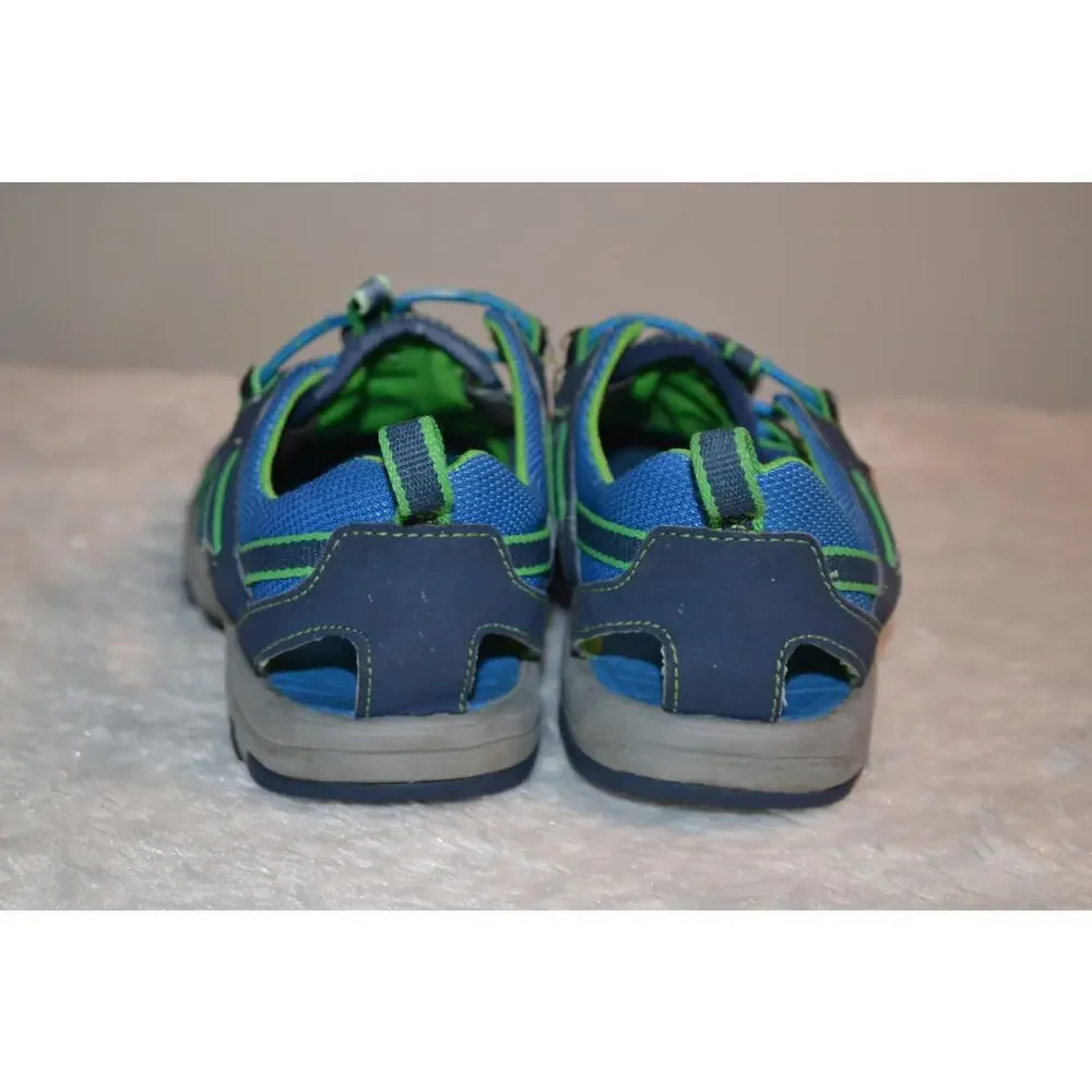 Treva Kids Manatee Sports Sandals Blue and Green Size 13 - Picture 2 of 6